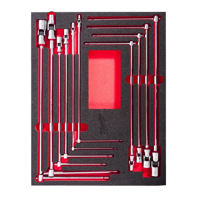 Milwaukee T-bar Handle Set Foam Insert 10pc