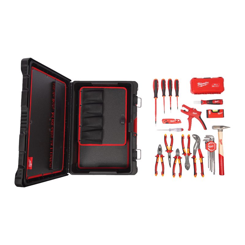 Milwaukee PACKOUT Elektrikářský Set 62 pc