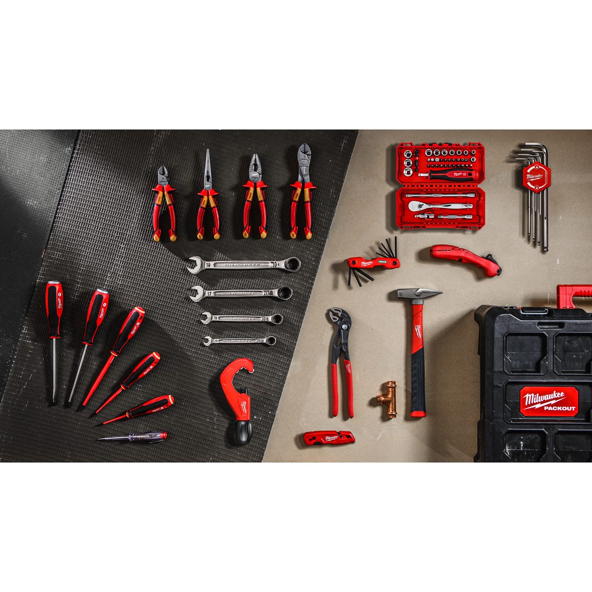 Milwaukee PACKOUT Instalaterský Set 73 pc