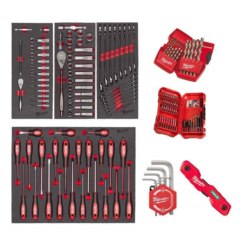 Milwaukee Pěnová vložka Master set universal - 244ks