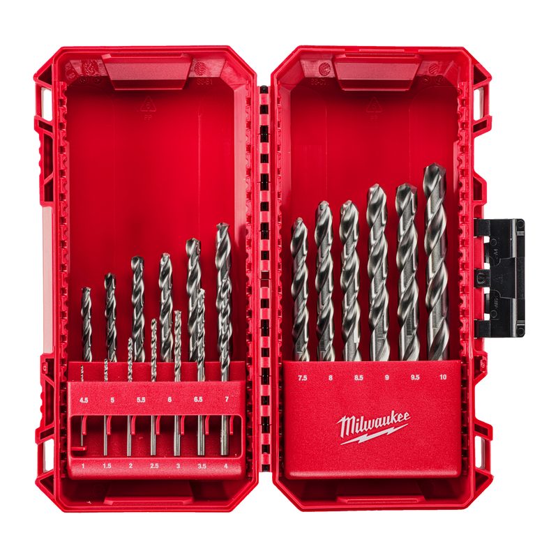 Milwaukee 19ks sada vrtáků do kovu HSS-G Thunderweb
