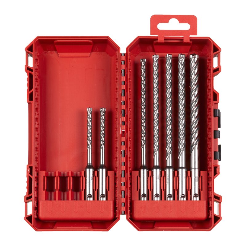 Milwaukee 7ks sada vrtáků SDS-plus MX4
