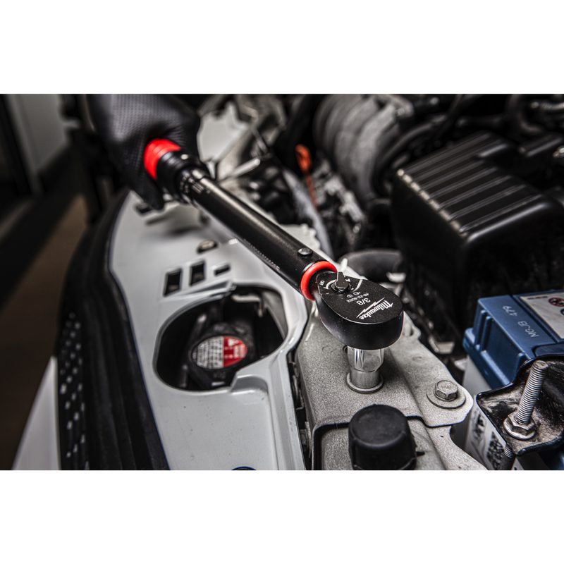 Milwaukee Momentový klíč s ráčnou ⅜″ – 10–50 Nm