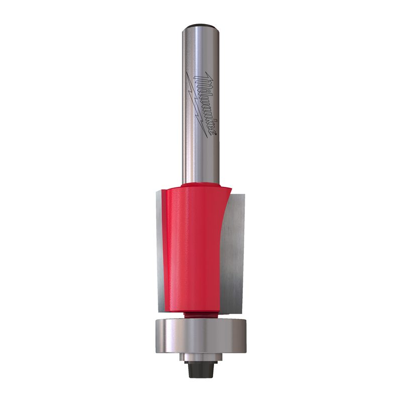 Milwaukee Zarovnávací fréza s ložiskem stopka 8 mm 19 × 74,5 mm – ⌀19 mm