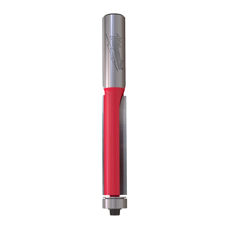 Milwaukee S12 Zarovnávací fréza s ložiskem 12,7 × 104 mm – ⌀12,7 mm (1 ks)