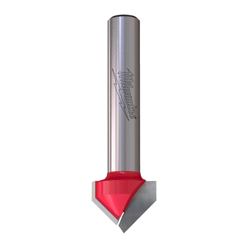 Milwaukee V-drážkovací fréza stopka 8 mm 16 × 52,8 mm – ⌀16 mm