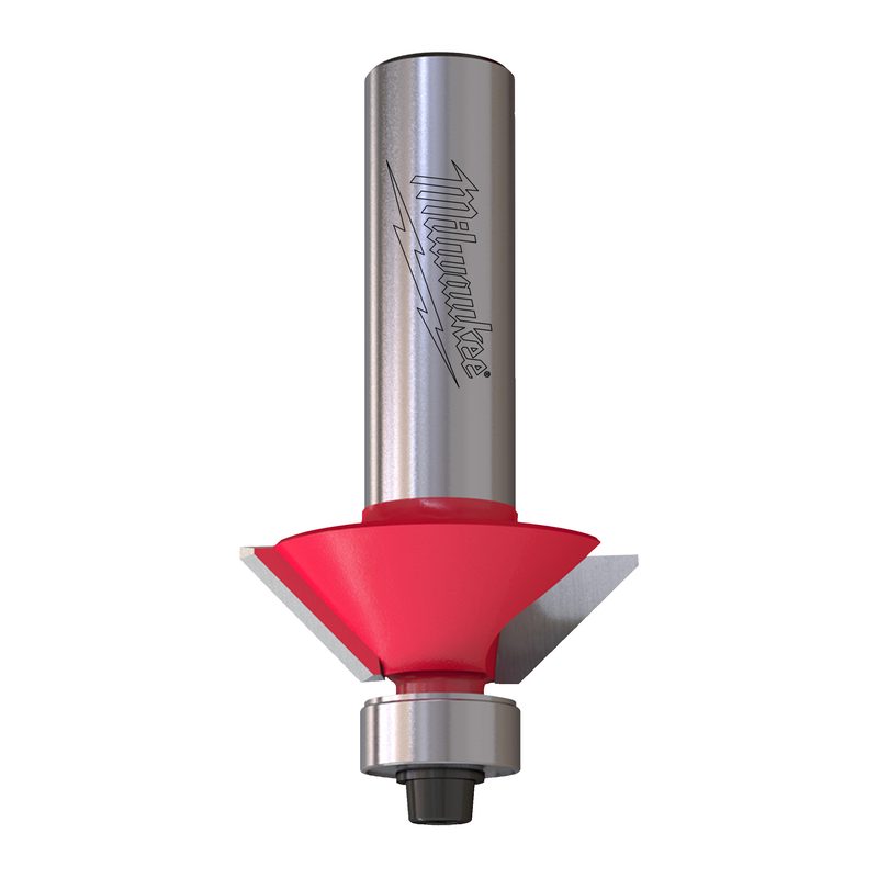 Milwaukee S12 Srážecí fréza 45° 31,7/53,3 mm – ⌀12 mm stopka