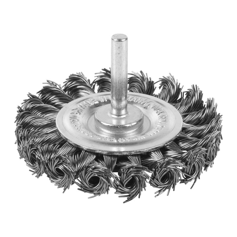 Milwaukee S6 Shaft Disc Wire Brush 75x12 Nerezová ocel Bonded 0,5 - 3 kusy