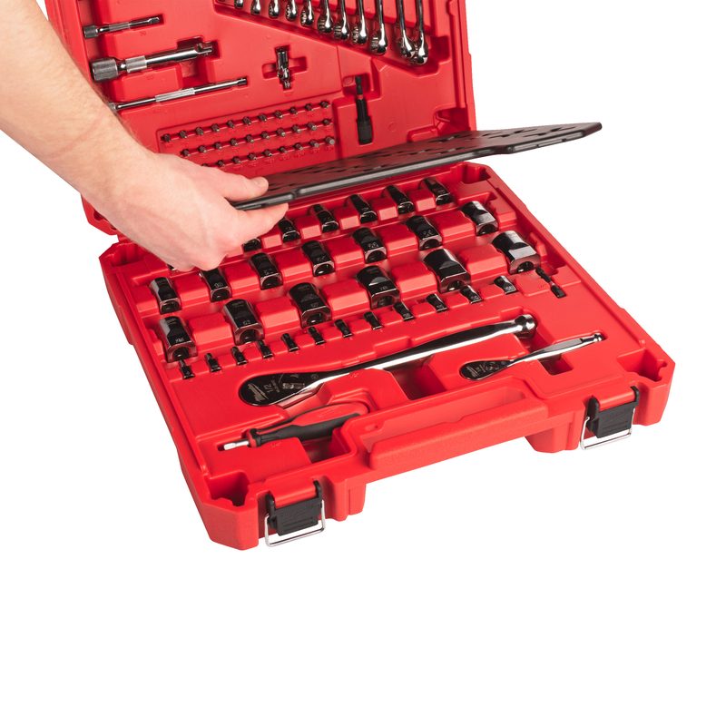 Milwaukee Sada pro mechaniky 1/4" a 1/2" (87 ks)