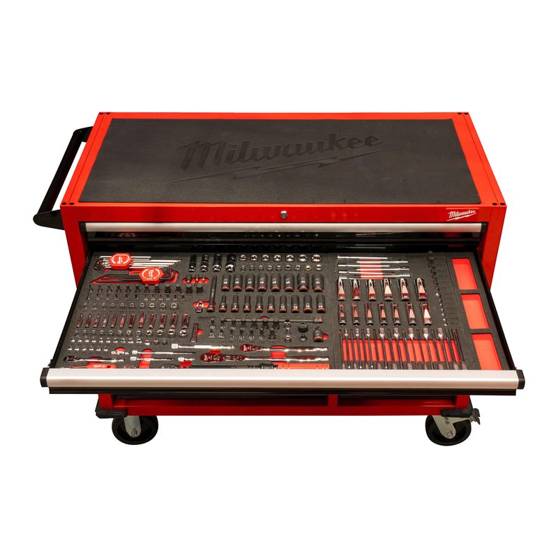 Milwaukee TOOLGUARD Prémiově vybavená dílenská skříň 117 cm (501 ks)