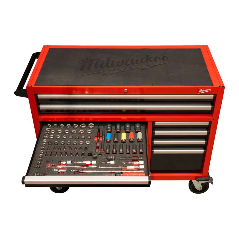 Milwaukee TOOLGUARD Prémiově vybavená dílenská skříň 117 cm (501 ks)