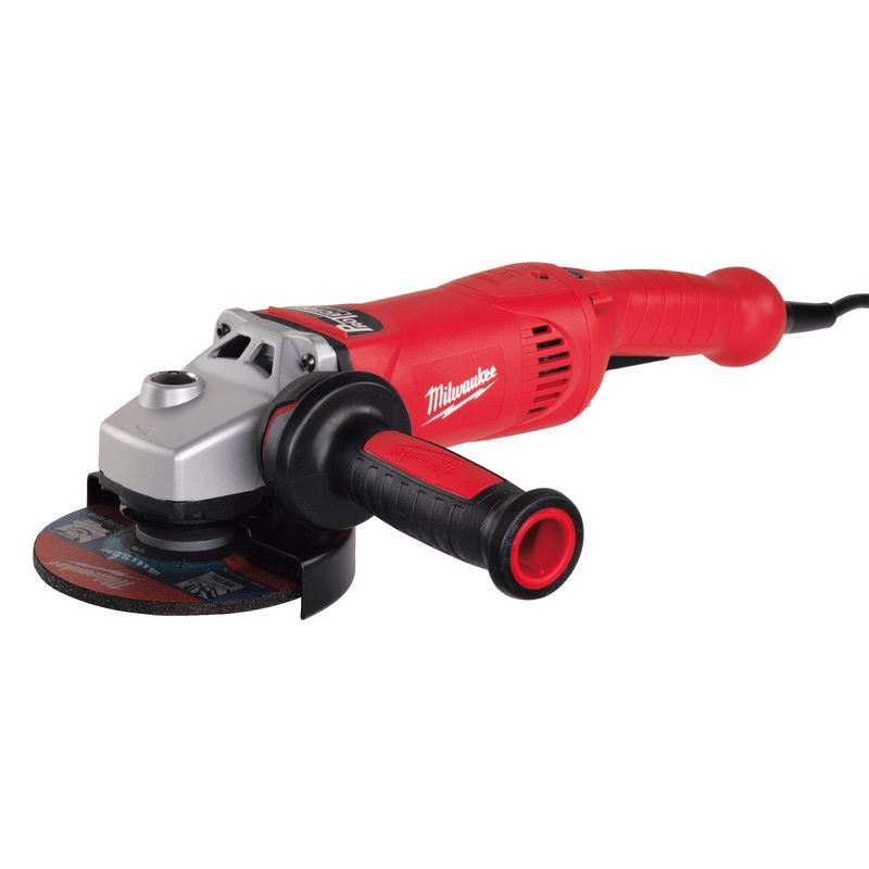 Milwaukee AGV17-125INOX1750 W úhlová bruska se sníženými otáčkami a AVS