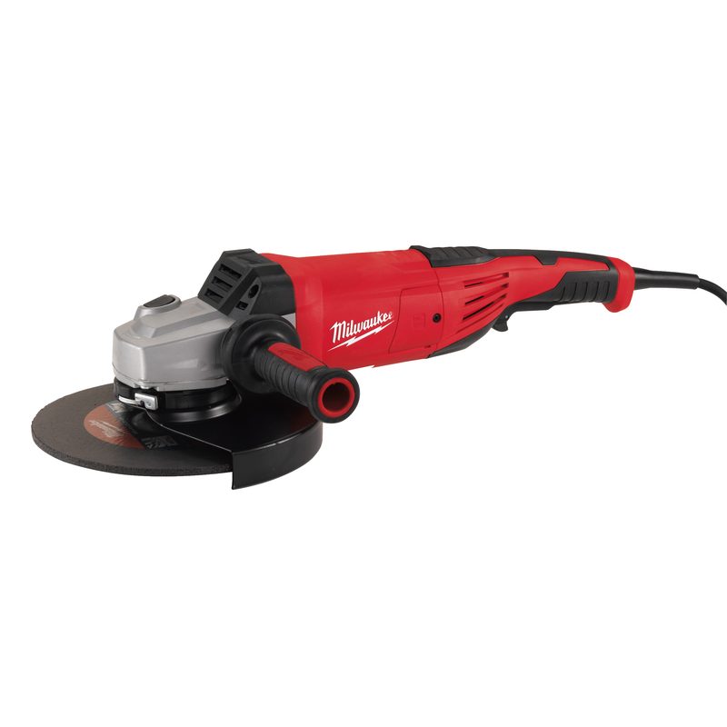 Milwaukee AGVK24-230EK2400 W úhlová bruska s bezpečnostní spojkou a AVS