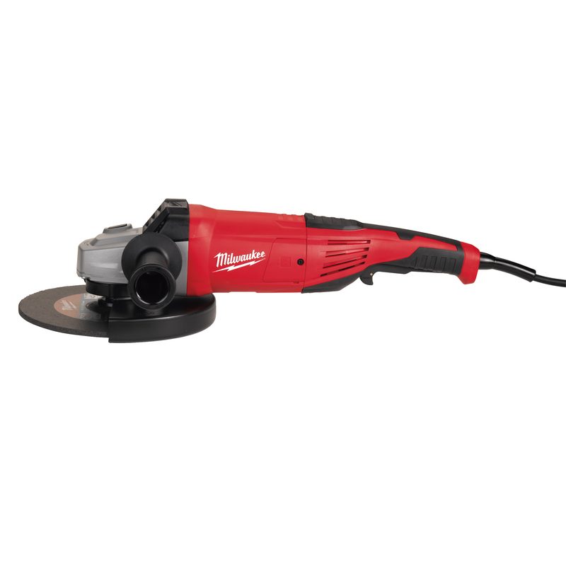 Milwaukee AGVK24-230EK2400 W úhlová bruska s bezpečnostní spojkou a AVS
