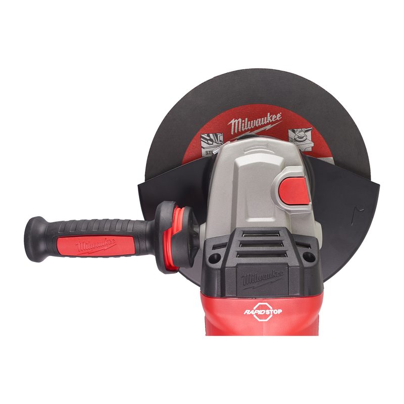 Milwaukee AGVKB24-2302400 W úhlová bruska s brzdou, bezpečnostní spojkou a AVS