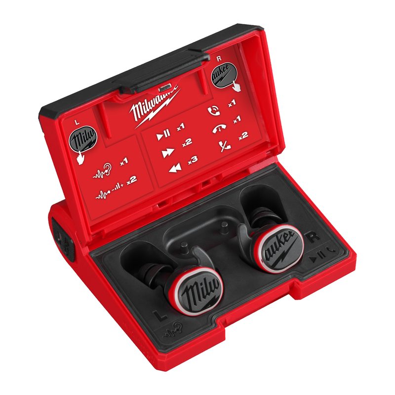 Milwaukee L4RLEPB-301 RL Aktivní ochrana sluchu - špunty do uší Bluetooth