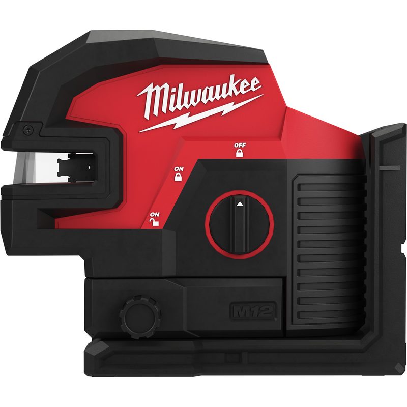 Milwaukee M12 CLL4P-0C KŘÍŽOVÝ LINIOVÝ LASER SE 4 BODY