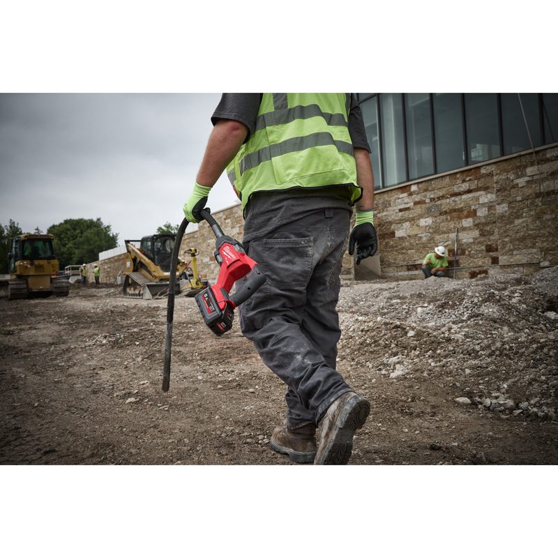 Milwaukee M18 FUEL FCVN12-0 Aku jehlový ponorný vibrátor na beton s kabelem 1,2 m
