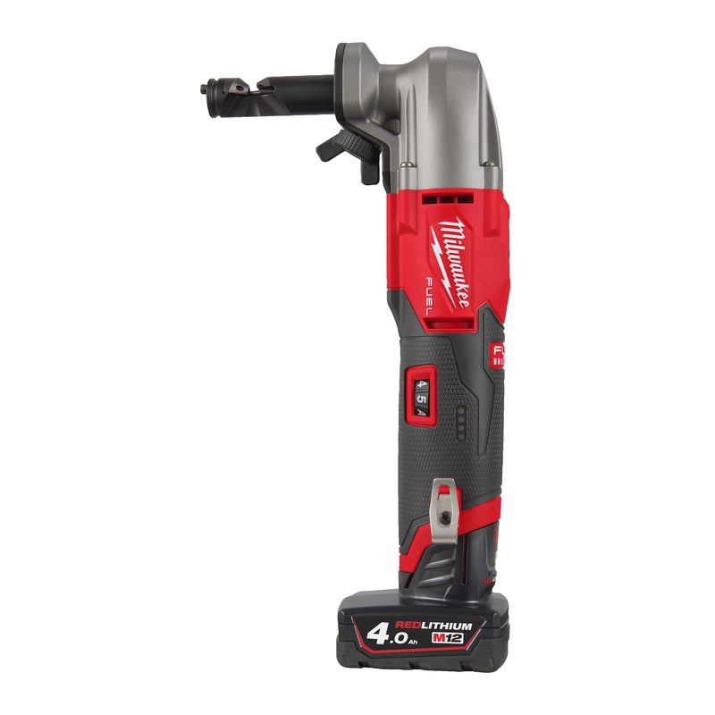 Milwaukee M12 FNB16-402X Aku prostřihovač plechu 1,6 mm, 2x 4ah bat.