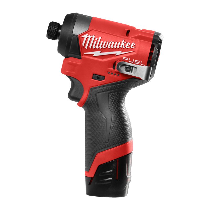 Milwaukee M12 FID2-202X FUEL HEX Šestihranný rázový šroubovák, 2x 2Ah