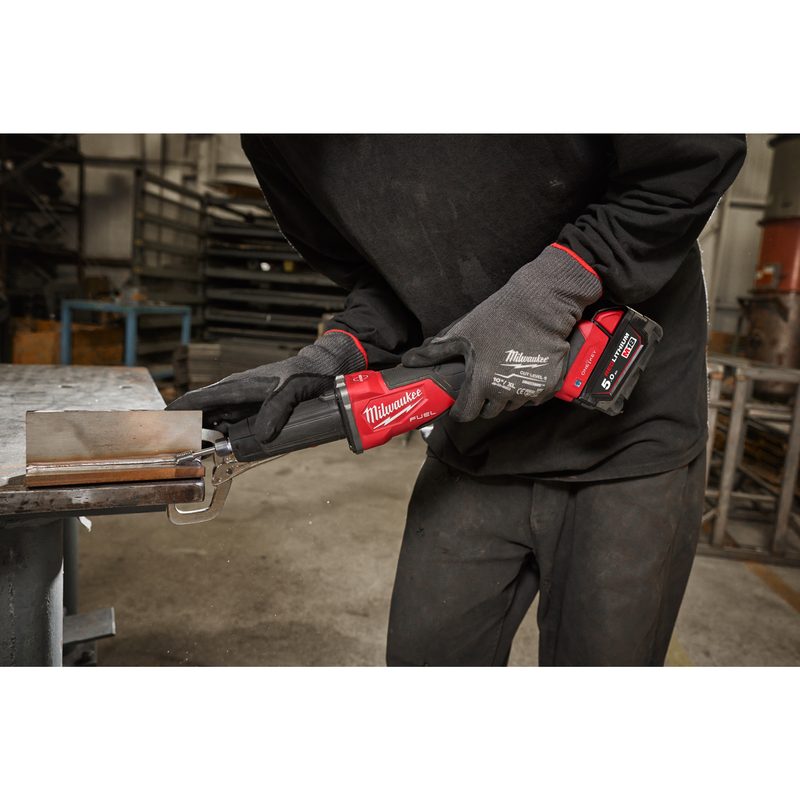 Milwaukee M18 FUEL ONE-KEY přímá bruska s proměnnými otáčkami a kolébkovým spínačem