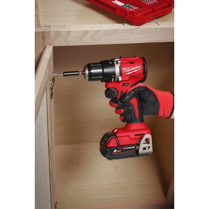 Milwaukee M18 BLDDRC-0X kompaktní bezuhlíkový vrtací šroubovák