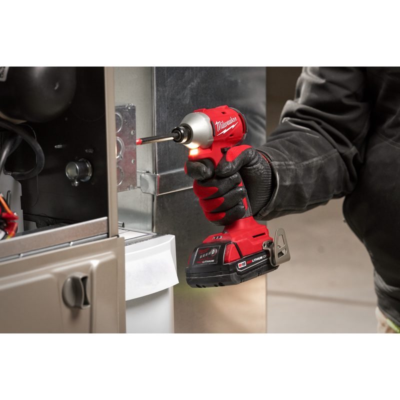 Milwaukee M18 BLIDR-0X bezuhlíkový rázový utahovák 1/4˝ Hex