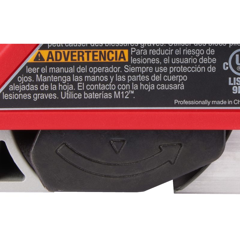 Milwaukee M12 BLP-402X bezuhlíkový hoblík