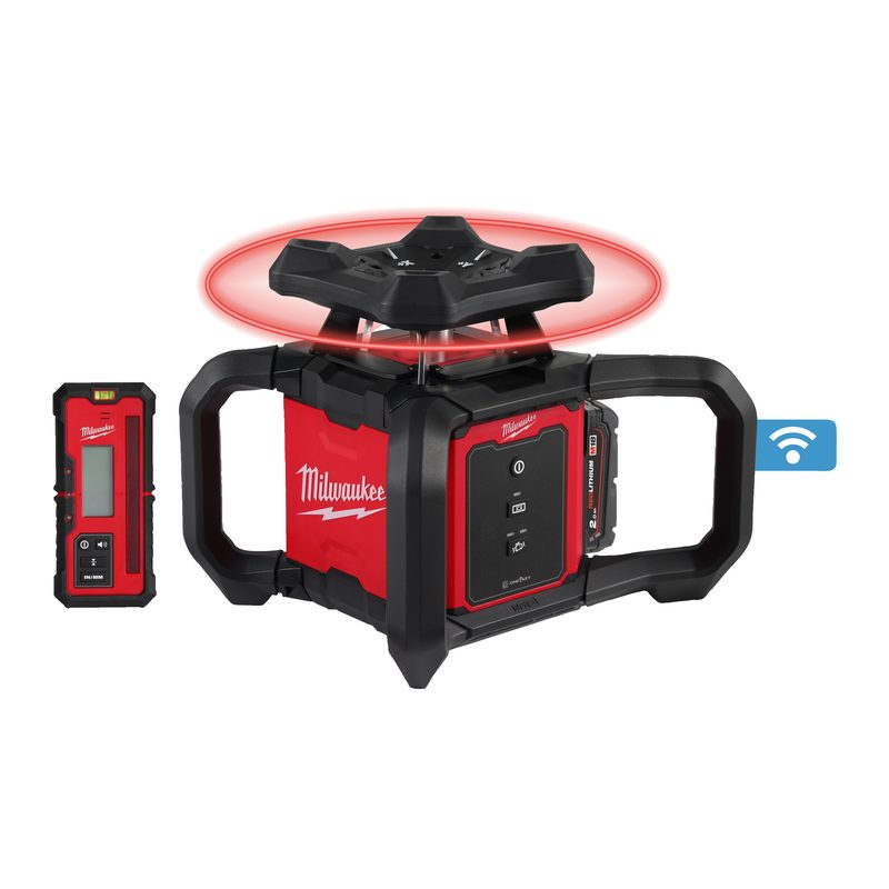 Milwaukee M18 RLOH600-201C Rotační laser horizontální 600m - ONE KEY