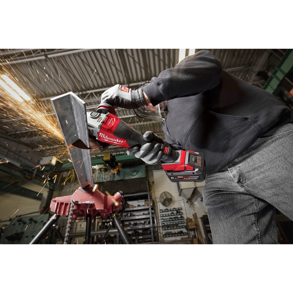 Milwaukee M18 FHSAG125XPDB2-802X Vysoce výkonná bruska s kolébkovým spínačem - průměr 125