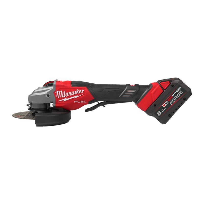 Milwaukee M18 FHSAG125XPDB2-802X Vysoce výkonná bruska s kolébkovým spínačem - průměr 125