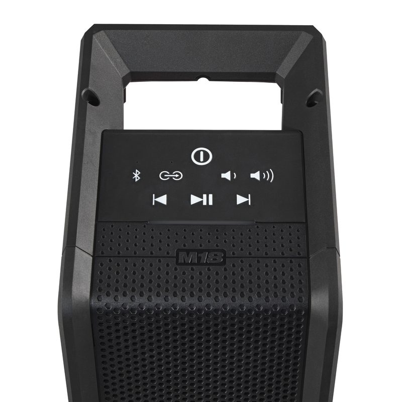 Milwaukee M18 SPEJSG2-0 reproduktor na staveniště s funkcí AUDIO LINK
