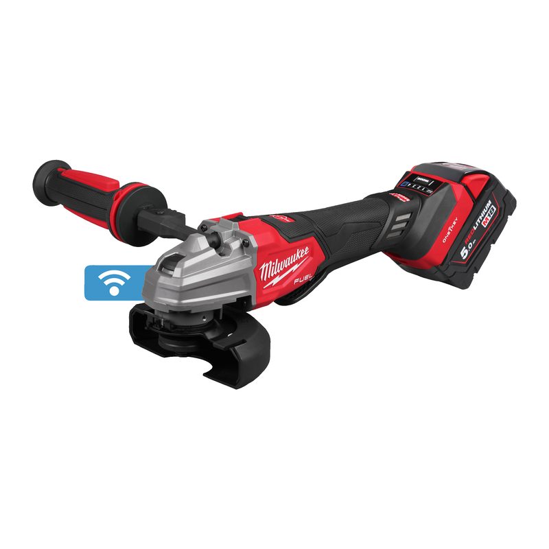 Milwaukee M18 FSAGSVO125X-502X Bezpečnostní bruska 125mm, reg. otáček, ONE-KEY