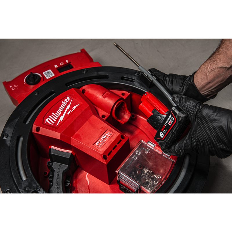 Milwaukee M12 HSFSM-0 Vysokorychlostní čistič potrubí s ohebnou hřídelí – 1850 rpm