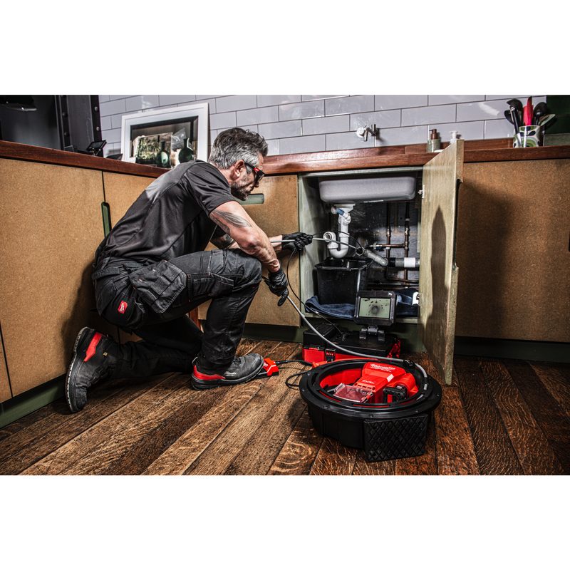 Milwaukee M12 HSFSM-602 Vysokorychlostní čistič potrubí s ohebnou hřídelí – 1850 rpm
