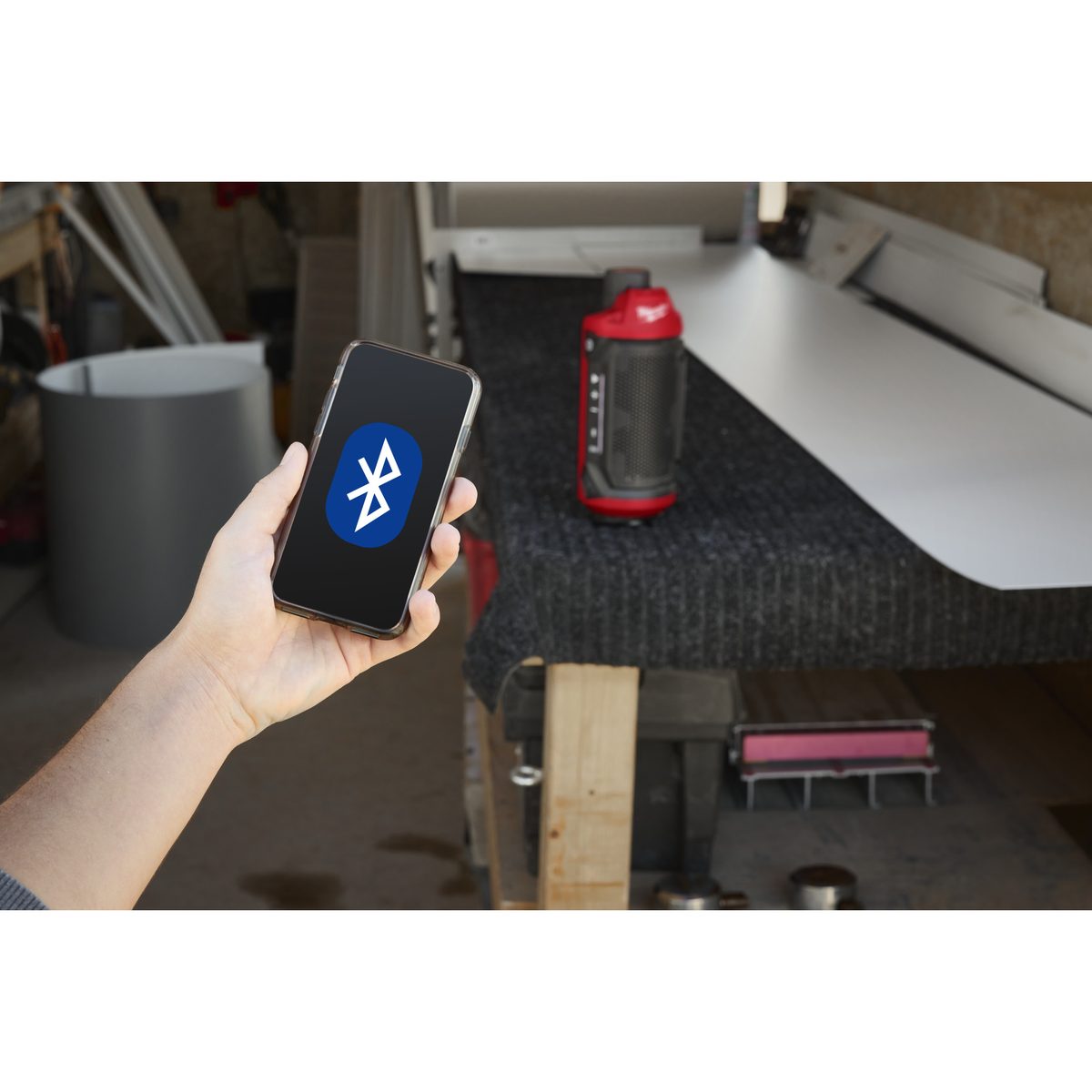 Milwaukee M12 SPEJSG2-0 reproduktor na staveniště - PACKOUT