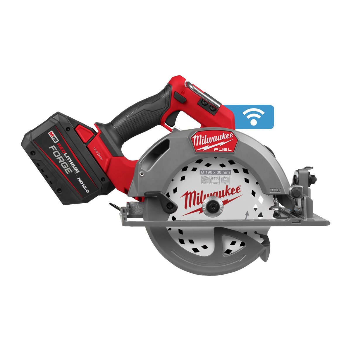 Milwaukee M18 FCSO190GR-121C Okružní pila kompatibilní s vodicí lištou a ONE-KEY – ⌀190 mm