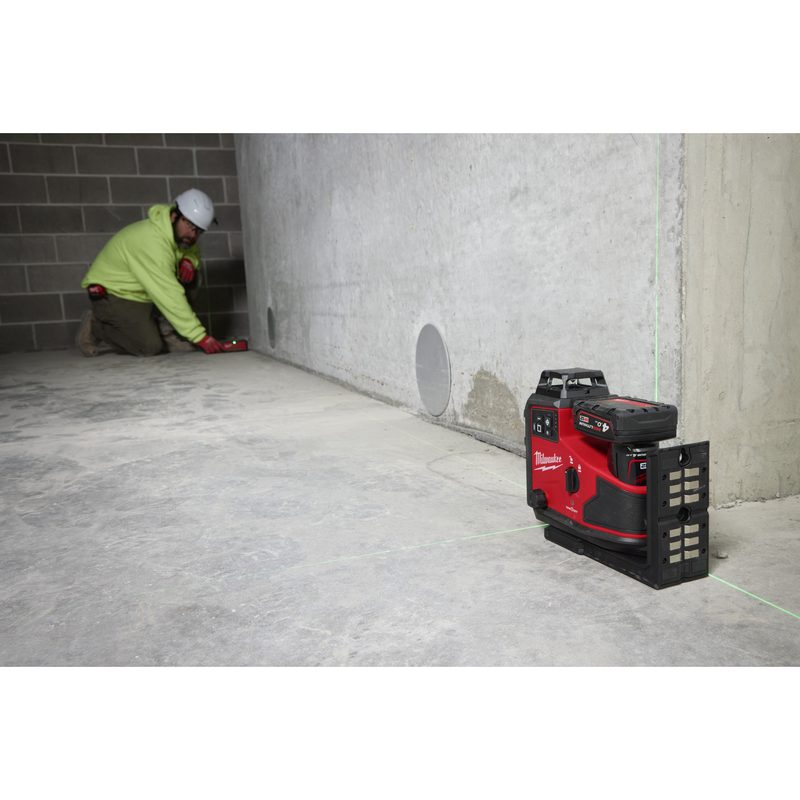 Milwaukee M12 A3PLO-0C Křížový laser 360° s automatickým zarovnáním paprsku
