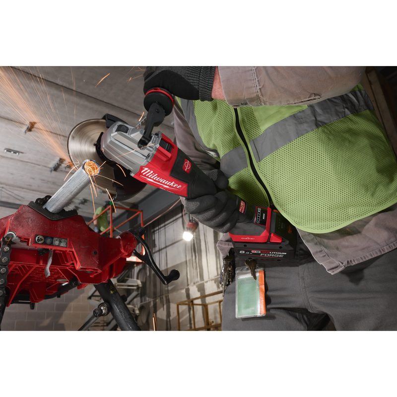Milwaukee M18 FHSAGSVO125X-0X FUEL úhlová bruska s ONE-KEY – ⌀125 mm
