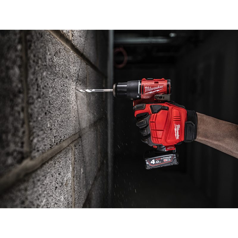 Milwaukee M12 BLPDRC-402C Kompaktní bezuhlíková příklepová vrtačka – 40 Nm