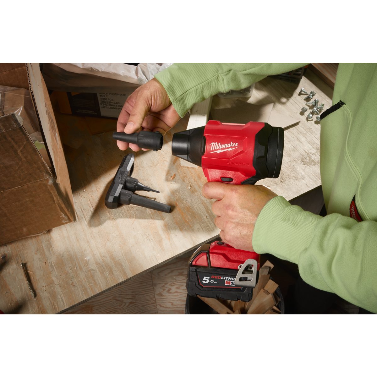 Milwaukee M18 BLHSB-0 Vysokorychlostní foukač/ fukar - 918 km/h