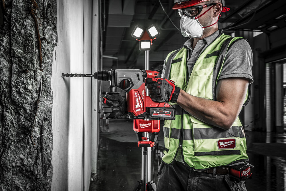 Milwaukee M18 FHX-0X SDS plus 26 mm vrtací a sekací kladivo - FIXTEC