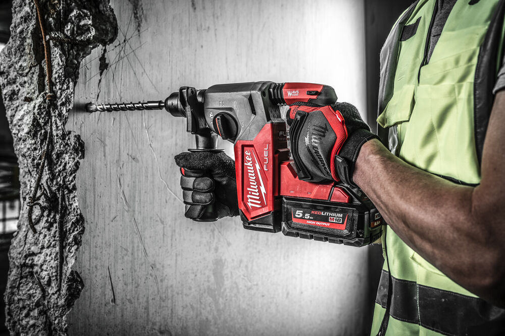 Milwaukee M18 FHX-0X SDS plus 26 mm vrtací a sekací kladivo - FIXTEC