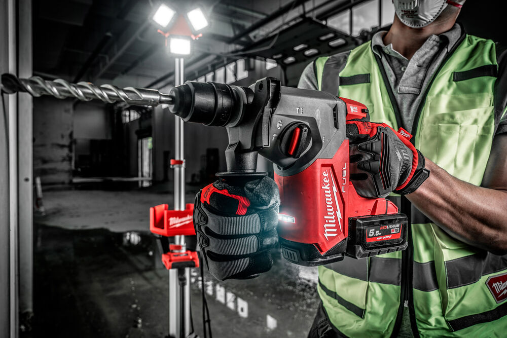 Milwaukee M18 FHX-0X SDS plus 26 mm vrtací a sekací kladivo - FIXTEC