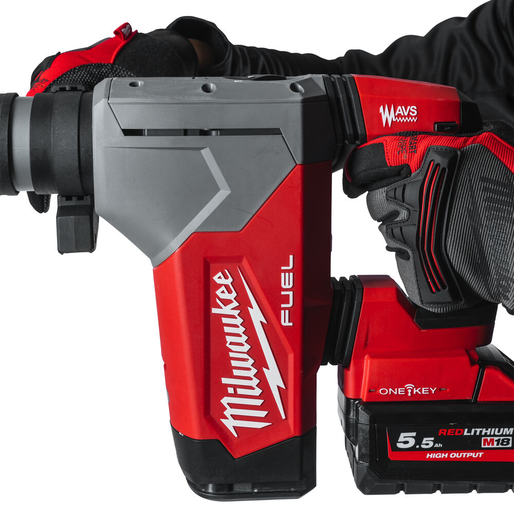 Milwaukee M18 ONEFHPXDEL-552C SDS plus 32 mm vrtací a sekací kladivo - ONE-KEY s odsáváním
