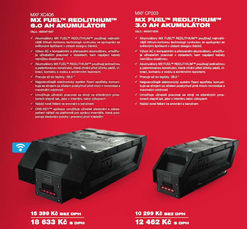 Milwaukee MXF CP203 3Ah