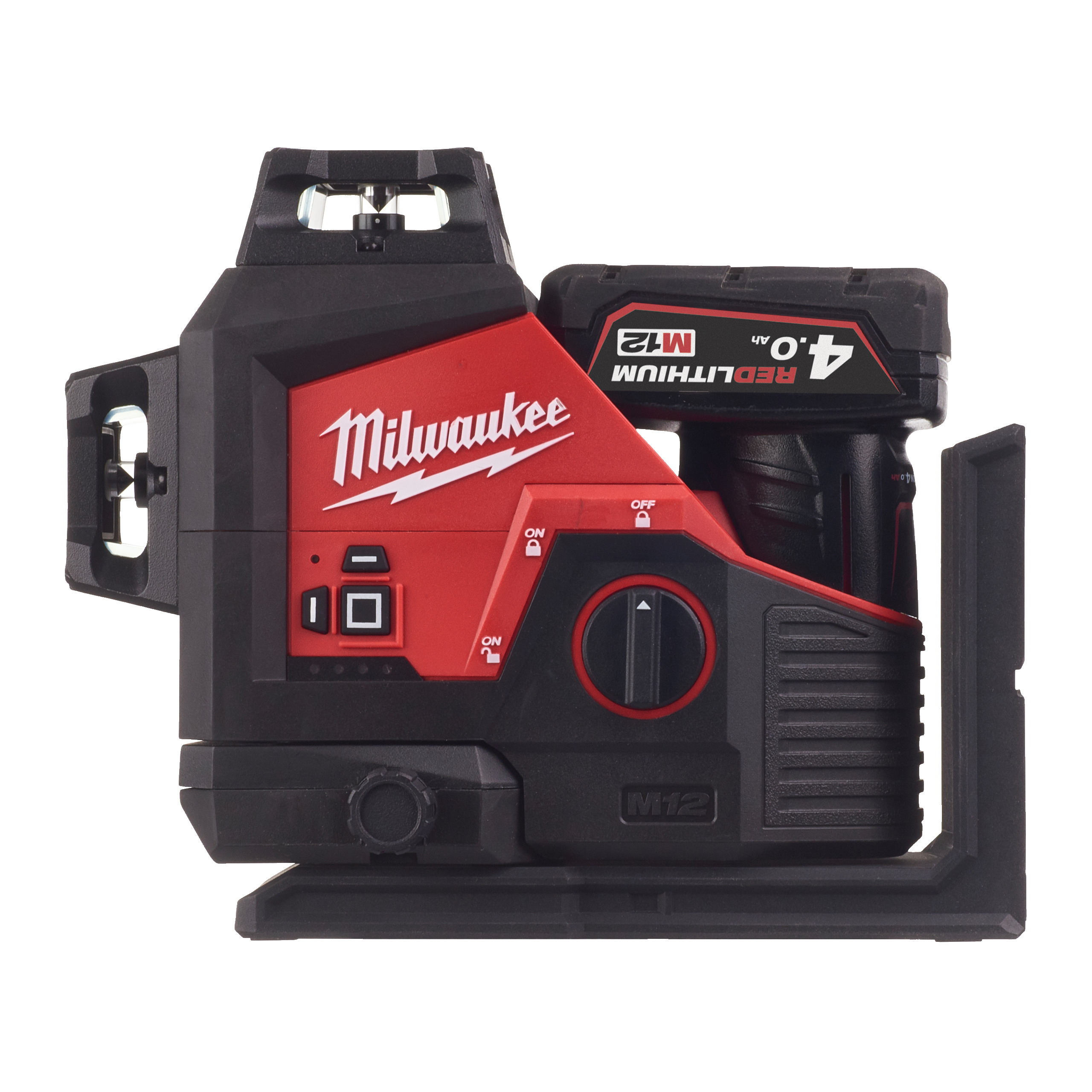 Milwaukee M12 3PL-401C LASER 360° se zeleným paprskem a 3 rovinami