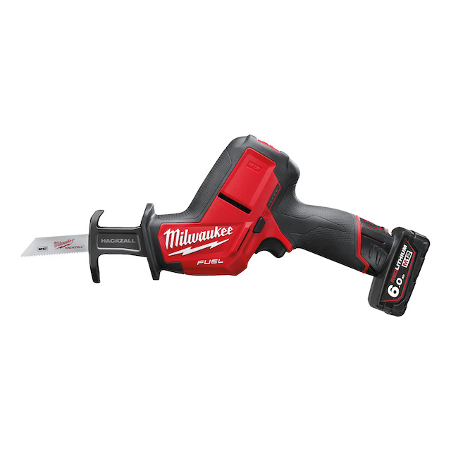 Milwaukee M12 CHZ-602X FUEL Aku pila na kov HACKZALL , 2 x 6.0Ah