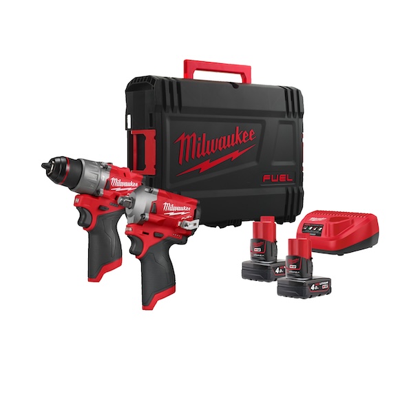 Milwaukee M12 FPP2H2-402XEU FUEL Sada nářadí