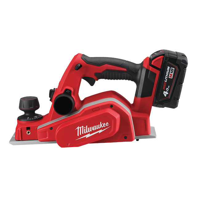 Milwaukee M18 BP-402C Hoblík šířka drážky 82 mm, 2x 4Ah baterie